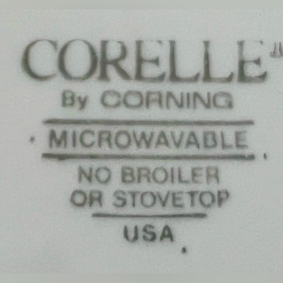 6 Corelle Veranda white plate set of 6 Dinner plate 10”. Made in USA. - Picture 5 of 5